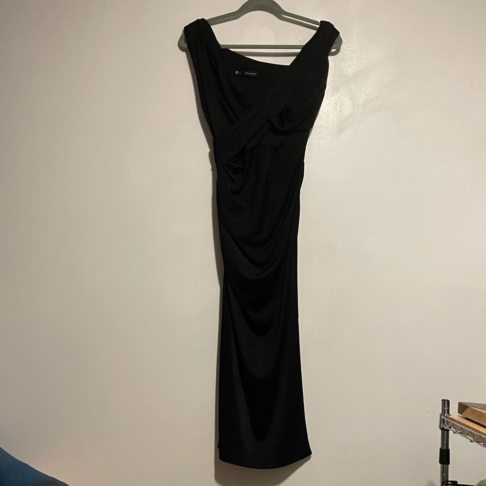 XX SOLD XX  Silky Ruched Cocktail Dress